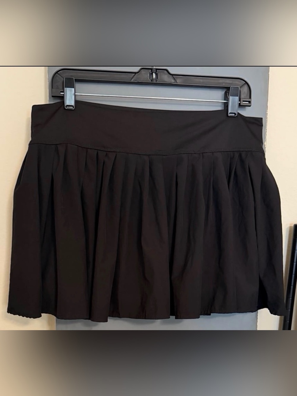 Black Pleated Tennis Skirt